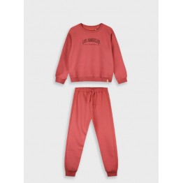 Energiers  Φούτερ φόρμα με τύπωμα Dusty rose